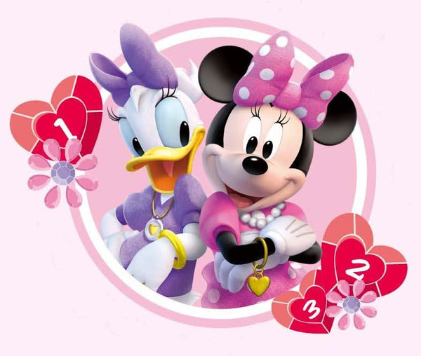 Imagine comestibila, vafa, format A4, Minnie Mouse si Daisy Imagini comestibile Nati Shop