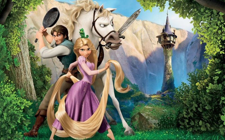 Imagine comestibila, vafa, format A4, Rapunzel - Nati Shop