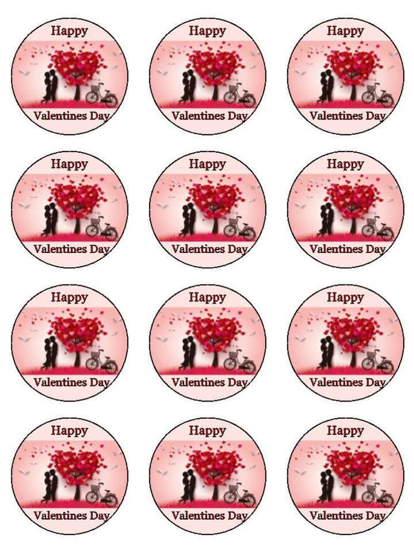 Imagine comestibila, vafa, format A4, Valentine's Day - Nati Shop