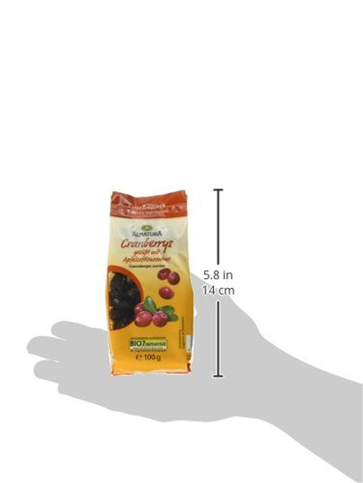 Merișoare organice, 100g Produse deshidratate Naty Shop