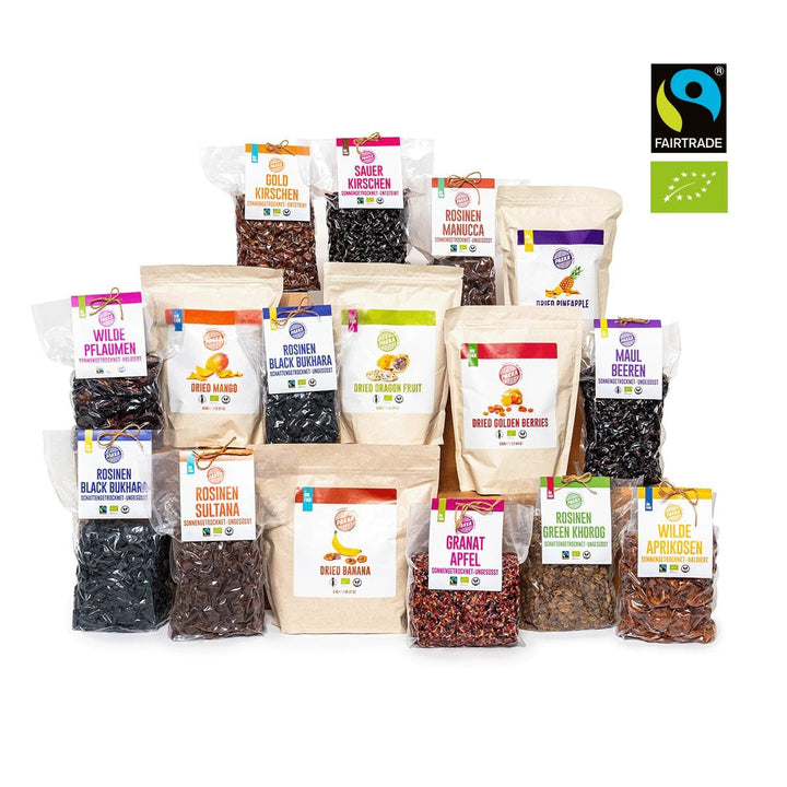 PAKKA - Stafide organice Fairtrade Green Khorog 750g, organice și Fairtrade, fără semințe, uscate la umbră, fără ulei, deci lipicioase, direct de la micii fermieri din Samarkand în Uzbekistan, vegan, 750g Produse deshidratate Naty Shop