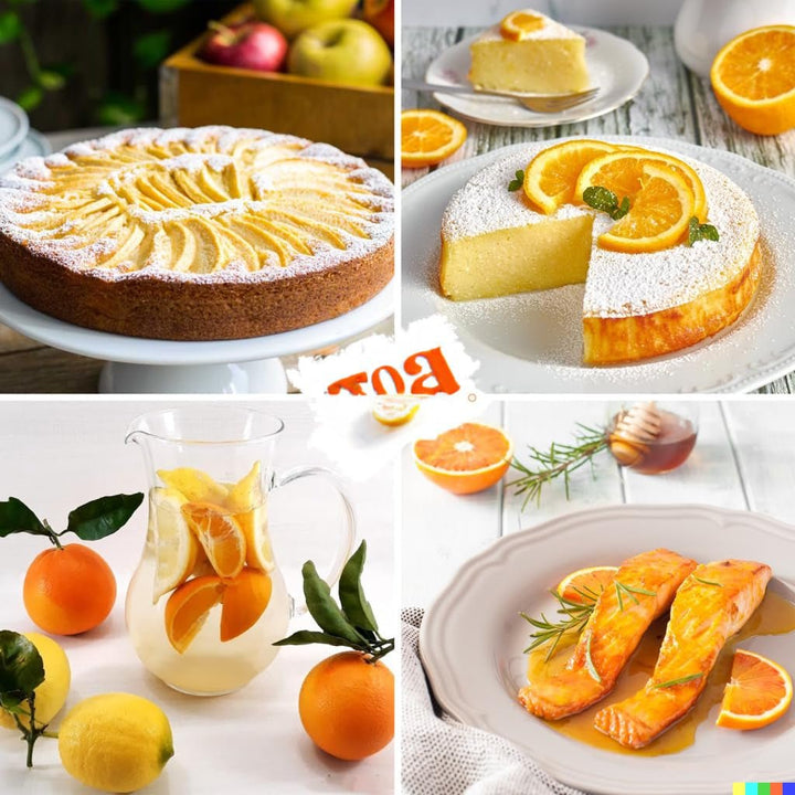 Portocale proaspete liofilizate în jumătăți de felii - portocale reci deshidratate pentru cocktailuri profesionale fructe proaspete liofilizate fructe uscate pentru cocktailuri -1 litru pachet aprox. 70 Produse deshidratate Naty Shop