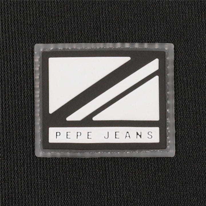 Rucsac Pepe Jeans Luca pentru laptop, compartiment dublu cu troler, 15.6 inch, negru, 31 x 44 x 15 cm, poliester 23.87 l, negru , Rucsac pentru laptop cu compartiment dublu și troler Bagaje și echipament de călătorie Naty Shop