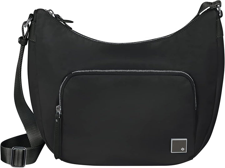 Samsonite Essentially Karissa - Geantă de umăr M, 36 cm, negru (Negru) Genti Femei Naty Shop