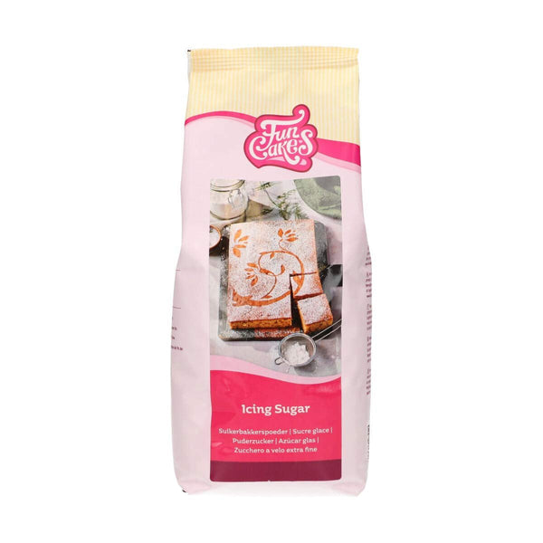 Zahăr de glazură FunCakes, zahăr de glazură rafinat de calitate cofetărie, textură ultra fină, perfect pentru a face cremă de unt sau pentru a întinde fondant, halal, 900 g Pasta de zahar Naty Shop Default Title
